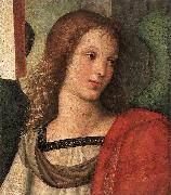 RAFFAELLO Sanzio Angel fragment of the Baronci Altarpiece Spain oil painting artist